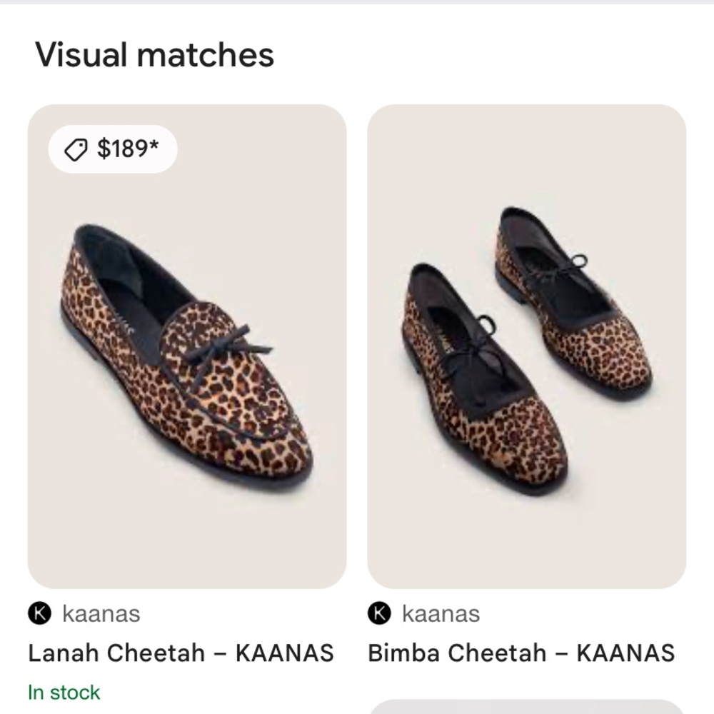 Kaanas Leopard Print Loafers